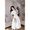 Đầm tiểu thư cổ sen bèo tay cộc - Váy ngắn công sở xòe, thanh lịch, chỉ 319.000₫ 7