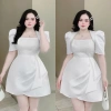 Đầm tiểu thư tay phồng nhấn eo, đính dây đá sang chảnh, size 50-90kg – 315.000₫ 6