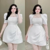 Đầm tiểu thư tay phồng nhấn eo, đính dây đá sang chảnh, size 50-90kg – 315.000₫ 10