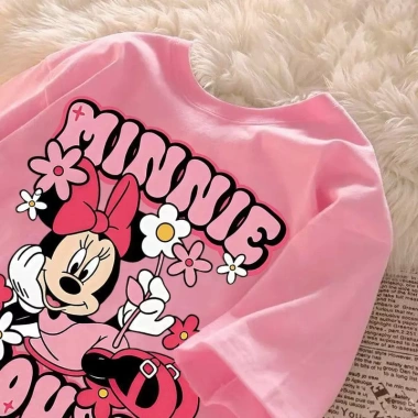 Đầm Toán Nhận Minnie Anime 90-150cm Mùa Hè Thoáng Mái Vừa Vặn 3-12 tuổi 143.332 VND