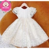 Đầm trắng công chúa 2 lớp cho bé gái 12-35kg dưới 1m30, tay cánh tiên, chỉ 199k 5