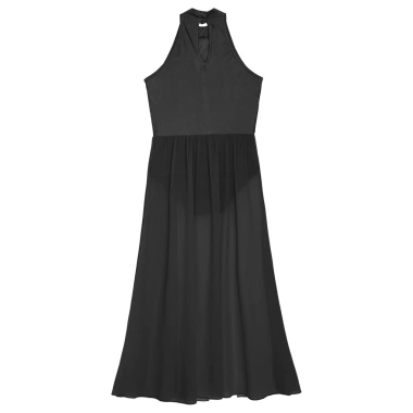 Đầm Trẻ Em Bé Gái Không Tay Mock Cổ, Lỗ Khóa Lưng, Thiết Kế Hiện Đại Lyrical Dance – 477.360₫