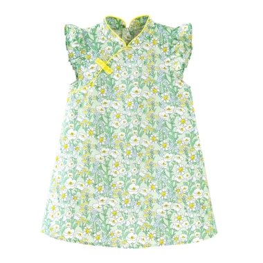 Đầm trẻ em Minibala Girl mùa hè sườn xám cotton phong cách quốc gia 2.025 giảm 22%