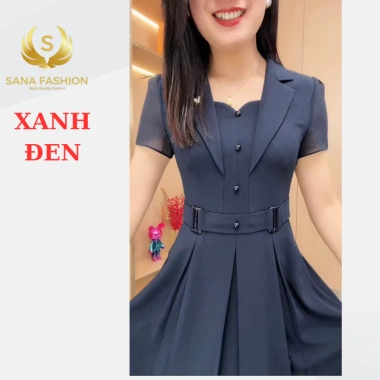 Đầm trung niên cổ V sang trọng công sở lụa Pháp CARO-VD - Giá chỉ 258.000₫ 5 Đầm trung niên cổ V sang trọng công sở lụa Pháp CARO-VD - Giá chỉ 258.000₫ 5