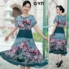 Đầm Trung Niên Nữ GOTI Màu Xanh Mẫu Đơn 3.405 - Giảm Giá Đặc Biệt 403.200₫ 3