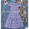 Đầm trung niên SANA FASHION cổ sơ mi lụa hồng ngọc công sở, giá chỉ 249k 6