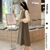 Đầm váy bầu C8.454 thu đông dài tay dáng suông form rộng sang chảnh công sở tiệc hot trend giảm còn 162k 2