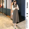 Đầm váy bầu C8.454 thu đông dài tay dáng suông form rộng sang chảnh công sở tiệc hot trend giảm còn 162k 5