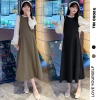 Đầm váy bầu C8.454 thu đông dài tay dáng suông form rộng sang chảnh công sở tiệc hot trend giảm còn 162k 9