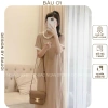Đầm váy bầu công sở tiểu thư cổ sơ thun cotton mát, dáng suông dễ mặc - 165k 5