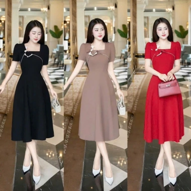 Đầm Váy Nữ Bigsize Cotton Lạnh Trung Niên Đi Chơi Đi Tiệc Nhiều Size Tặng Mẹ 2 Đầm Váy Nữ Bigsize Cotton Lạnh Trung Niên Đi Chơi Đi Tiệc Nhiều Size Tặng Mẹ 2
