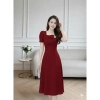 Đầm Váy Nữ Bigsize Cotton Lạnh Trung Niên Đi Chơi Đi Tiệc Nhiều Size Tặng Mẹ 5