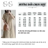 Đầm váy nữ bigsize Sunshine Style sơ mi thô cộc tay, chun eo dài, cổ polo 199k 2