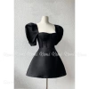 Đầm váy nữ Tafta cổ vuông tay bồng, eo ren xương cá, thiết kế Kemi - Giá 149.500₫ 9