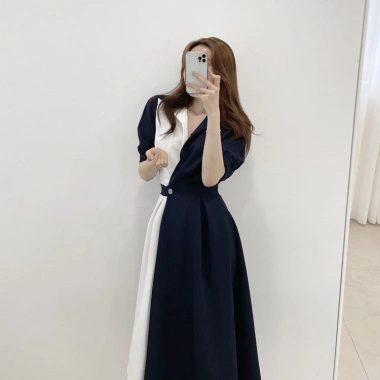 Đầm váy sơ mi dài công sở trắng thắt eo phong cách Hàn Quốc NITEHY 13 - Siêu đẹp, giảm giá 190k, giá chỉ 190.000đ 4 Đầm váy sơ mi dài công sở trắng thắt eo phong cách Hàn Quốc NITEHY 13 - Siêu đẹp, giảm giá 190k, giá chỉ 190.000đ 4