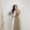 Đầm váy sơ mi dài công sở trắng thắt eo phong cách Hàn Quốc NITEHY 13 - Siêu đẹp, giảm giá 190k, giá chỉ 190.000đ 10