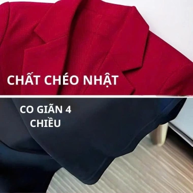 Đầm vest công sở chất gân co giãn, thiết kế thanh lịch, giảm giá 18% chỉ 370.000₫ - phong cách chuyên nghiệp 5