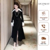 Đầm Vest Hazel COCOMAY - Thiết Kế Lá Cổ Trắng Thanh Lịch Maxi Tay Dài Nữ 699k 4