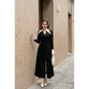 Đầm Vest Hazel COCOMAY - Thiết Kế Lá Cổ Trắng Thanh Lịch Maxi Tay Dài Nữ 699k 7
