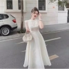 Đầm xoè dự tiệc dài chất tơ phối lưới đính đá - Sang trọng, giảm giá 305.000₫ 5