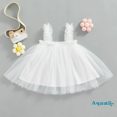 Đầm Xoè Tulle Sát Nách Trơn cho Bé Gái - Màu Trơn, Siêu Nhẹ, Giá 135.756₫ 3