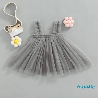 Đầm Xoè Tulle Sát Nách Trơn cho Bé Gái - Màu Trơn, Siêu Nhẹ, Giá 135.756₫ 4