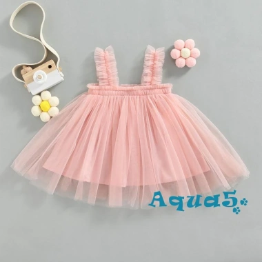 Đầm Xoè Tulle Sát Nách Trơn cho Bé Gái - Màu Trơn, Siêu Nhẹ, Giá 135.756₫ 7