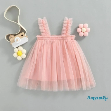 Đầm Xoè Tulle Sát Nách Trơn cho Bé Gái - Màu Trơn, Siêu Nhẹ, Giá 135.756₫ 8