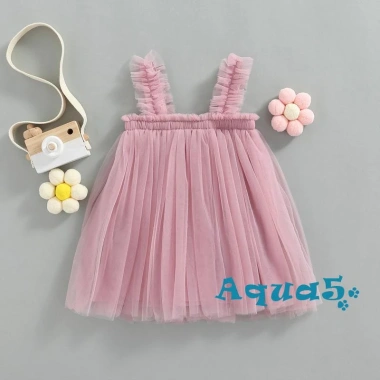 Đầm Xoè Tulle Sát Nách Trơn cho Bé Gái - Màu Trơn, Siêu Nhẹ, Giá 135.756₫ 9