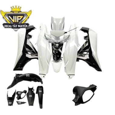 Dàn áo Sirius tặng Dè Fi Ốp Hello Nạ 3 lỗ - 16 món nhựa bóng nhám, bảo hành 24 tháng, giảm còn 1.249.000₫