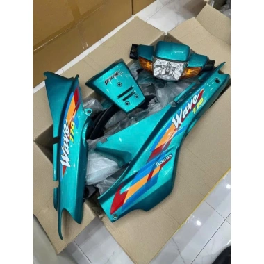 Dàn áo Wave nhỏ Alpha Zx Thái 110 Xanh ngọc 1 bóng không kèm chóa đèn 740.000 VND 2 Dàn áo Wave nhỏ Alpha Zx Thái 110 Xanh ngọc 1 bóng không kèm chóa đèn 740.000 VND 2