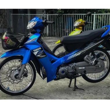 Dàn áo xe Sirius 50/110cc Xanh Đen - Nhựa ABS cao cấp, tặng Tem PVC 3 lớp, giảm giá 20% 2
