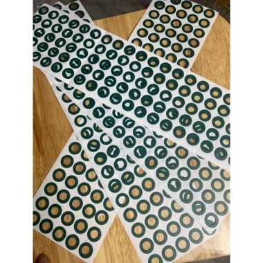 Dán bảo vệ cực dương Pin 18.650 - 1 tờ 100 đầu, 9.500 VND, Pin Nhật Thành