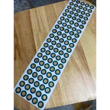 Dán bảo vệ cực dương Pin 18.650 - 1 tờ 100 đầu, 9.500 VND, Pin Nhật Thành
