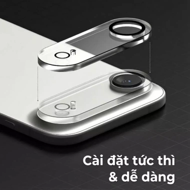 Dán cường lực camera iPhone 17 Air 3D, độ cứng 9H, trong suốt, chống trầy xước va đập - Giá 39.000 VND