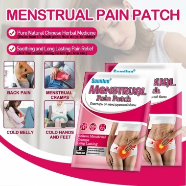 Dán Đau Bụng Kinh 8 Miếng Thảo Dược - Không Xâm Lấn, Hết Đau, Siêu Rẻ 94k