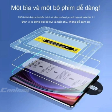 Dán kính cường lực tự động cho Samsung Galaxy Tab S7/S8/S9 FE+/S10/S10 Plus/A9/A9Plus - Giá chỉ 118.000₫