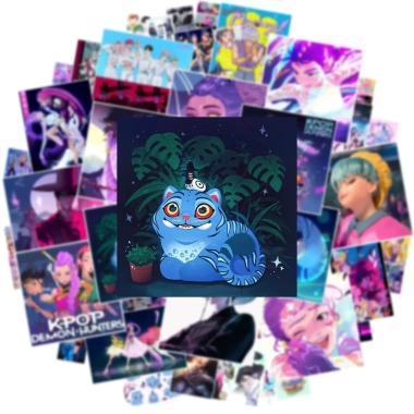Dán KPop Demon Hunters 50 miếng Rumi Zoey DIY Saja Boys, Quà Tặng, Giá 45.100₫ 4 Dán KPop Demon Hunters 50 miếng Rumi Zoey DIY Saja Boys, Quà Tặng, Giá 45.100₫ 4