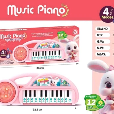 Đàn kuromi 33cm cho bé – Luyện ngón tay, làm quen âm nhạc, giá chỉ 115.000₫