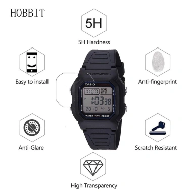 Dán màn hình đồng hồ YIFILM 3 miếng chống cháy nổ cho Casio W800H-1AV 50.988₫ 2