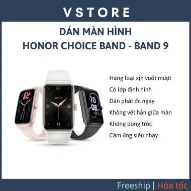 Dán màn hình Honor Choice Band, Honor Band 9, Choice 2i siêu mượt, chống trầy, giá 15.000 VND VSTORE HCM