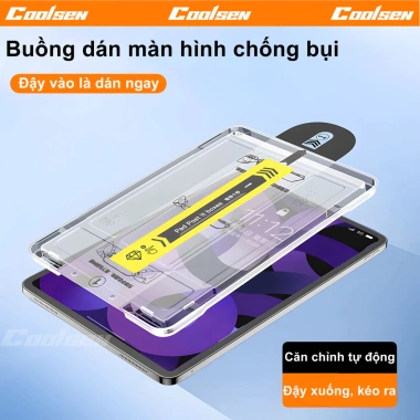 Dán màn hình kính cường lực cho iPad Pro M4 11‑13, Gen 10‑9‑8, Mini Air 7‑6‑5 - Giá 108.000₫