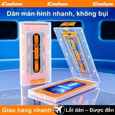 Dán Màn Hình Nhanh Kính Cường Lực Chất Lượng Cao cho iPhone 13-17, Giá 138.000 VND