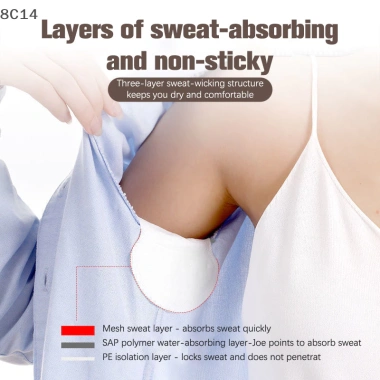 Dán Mồ Hôi Nách 8C14 50 Miếng Dùng Một Lần - Bảo Vệ Thấm Hút, Giá 46.7k 2