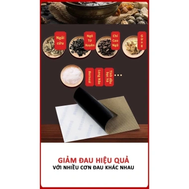 Dán Ngải Cứu 250 miếng - Giảm Đau Cổ Vai Gáy, 5 Túi, Cao Dán, Giá Ưu Đãi 36.990đ
