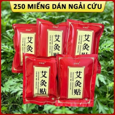 Dán Ngải Cứu 250 miếng - Giảm Đau Cổ Vai Gáy, 5 Túi, Cao Dán, Giá Ưu Đãi 36.990đ
