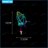Dán nội thất ô tô màu sắc cầu nguyện laser - 1 miếng giá ưu đãi 27.027 VND 4