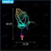 Dán nội thất ô tô màu sắc cầu nguyện laser - 1 miếng giá ưu đãi 27.027 VND 5