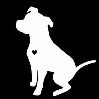 Dán Phản Quang Pit Bull Dễ Thương cho Xe, Cửa Sổ, Đề Can - SPM Đề Can Trang Trí