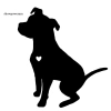 Dán Phản Quang Pit Bull Dễ Thương cho Xe, Cửa Sổ, Đề Can - SPM Đề Can Trang Trí 7
